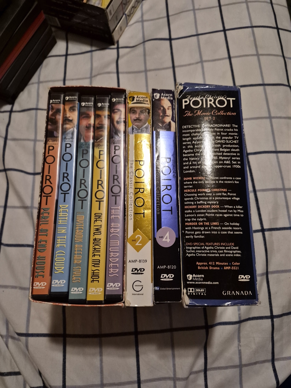 Agatha Christie Poirot DVD Collection - Gold, Black, White